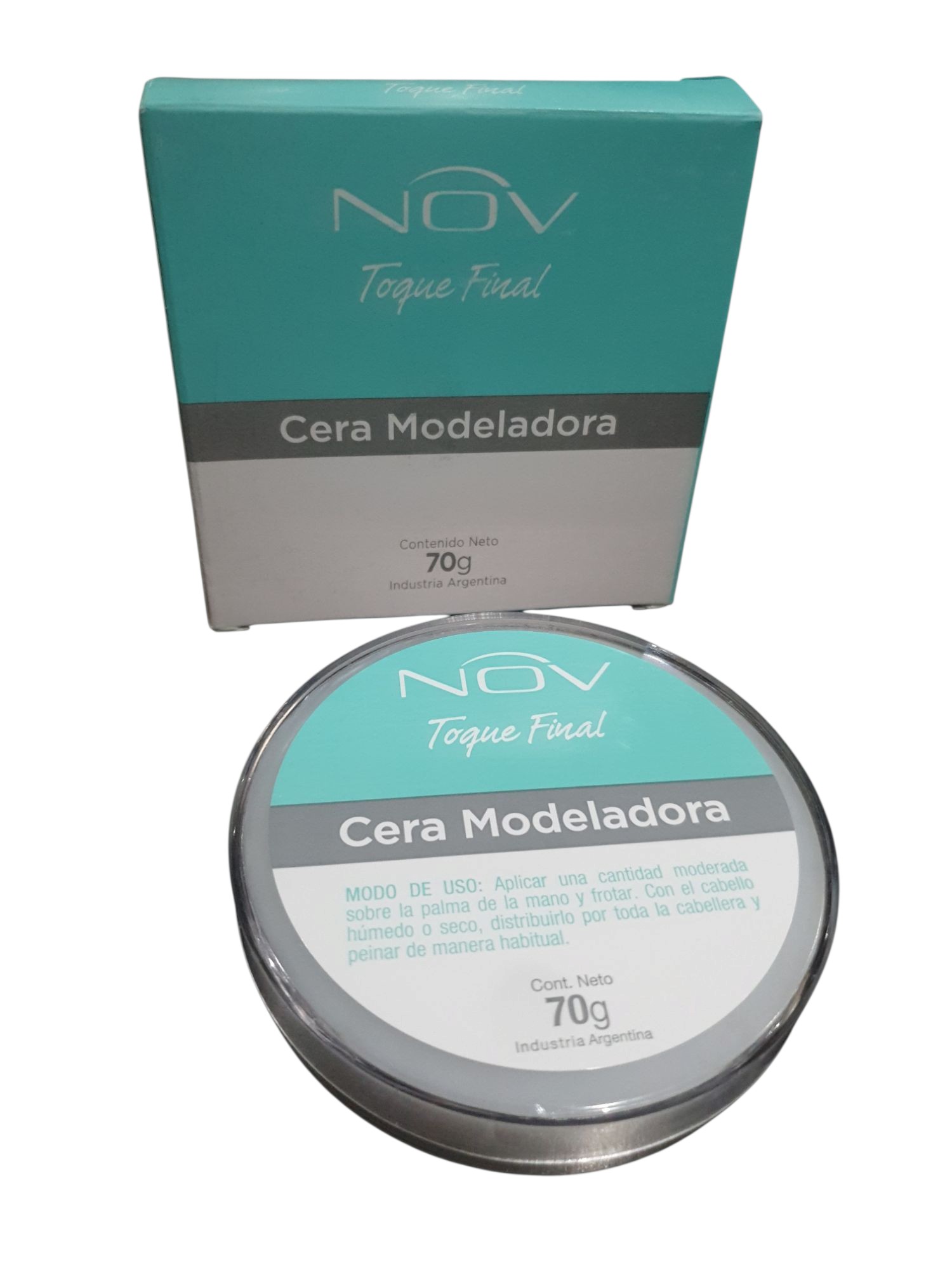 NOV Cera Moldeadora fijacion flexible y brillo Toque Final x70g